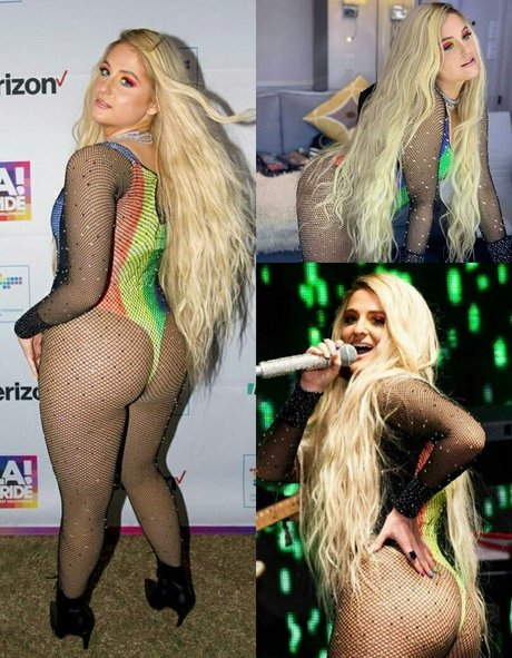 Naakte gelekte OnlyFans-foto van Meghan Trainor