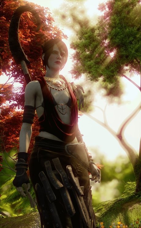 Naakte gelekte OnlyFans-foto van Dragon Age