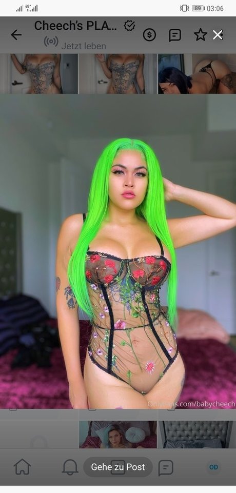 Naakte gelekte OnlyFans-foto van Babycheechtv