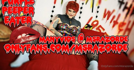 Naakte gelekte OnlyFans-foto van Msrazorde