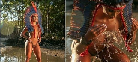 Naakte gelekte OnlyFans-foto van Indianarajapa