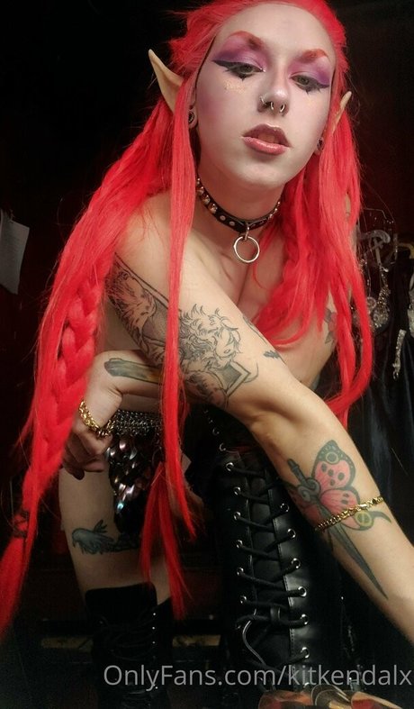 Naakte gelekte OnlyFans-foto van Kitkendalx