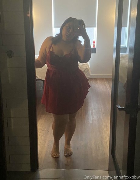 Naakte gelekte OnlyFans-foto van Jennafoxxbbw