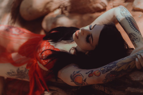 Naakte gelekte OnlyFans-foto van Thatsoraven95