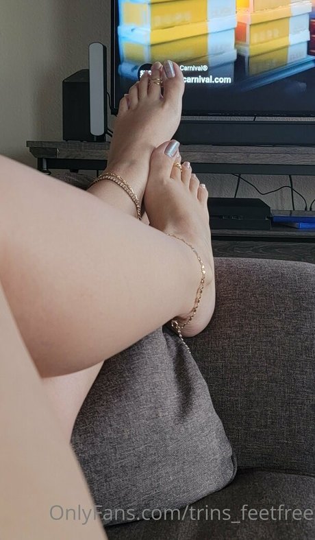 Naakte gelekte OnlyFans-foto van Trinsfeetfree