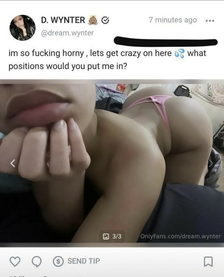 Naakte gelekte OnlyFans-foto van Dream Wynter