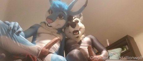 Naakte gelekte OnlyFans-foto van Stallionwolf