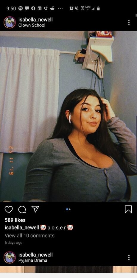 Naakte gelekte OnlyFans-foto van Isabellaell