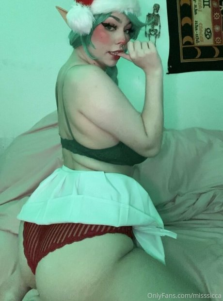 Naakte gelekte OnlyFans-foto van Miss Sicca