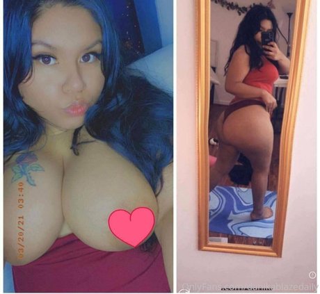 Naakte gelekte OnlyFans-foto van Danikablazedaily