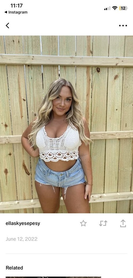 Naakte gelekte OnlyFans-foto van Ellaskyesepesy