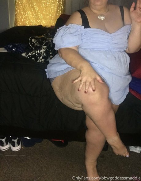 Naakte gelekte OnlyFans-foto van Bbwgoddessmaddie